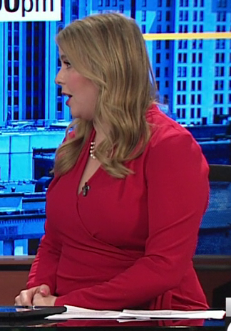 Newsbabe Lindsay McCoy curvy milf in red #kyWVTwmr